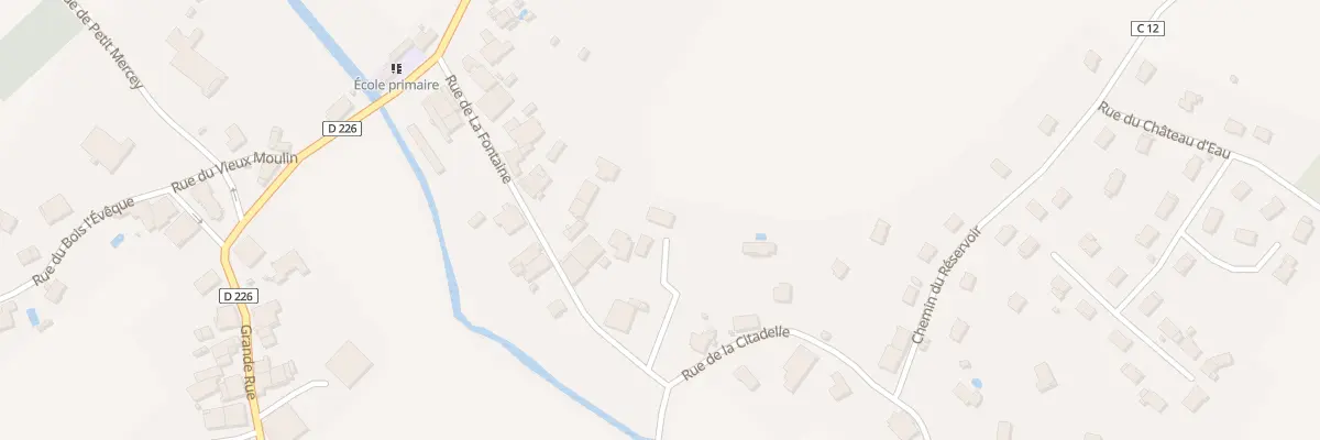 Plan du 25 Rue de la Fontaine à Évans