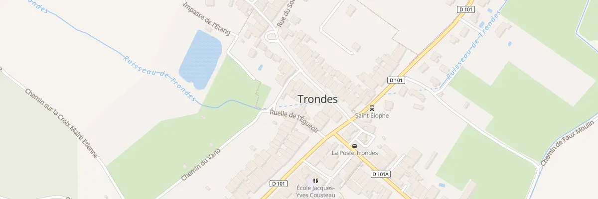 Plan du 11 Rue du Souvenir à Trondes