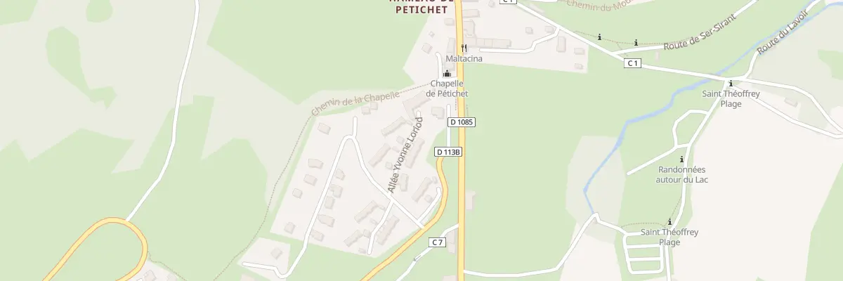 Plan du 9310 Eybains à Saint-Théoffrey