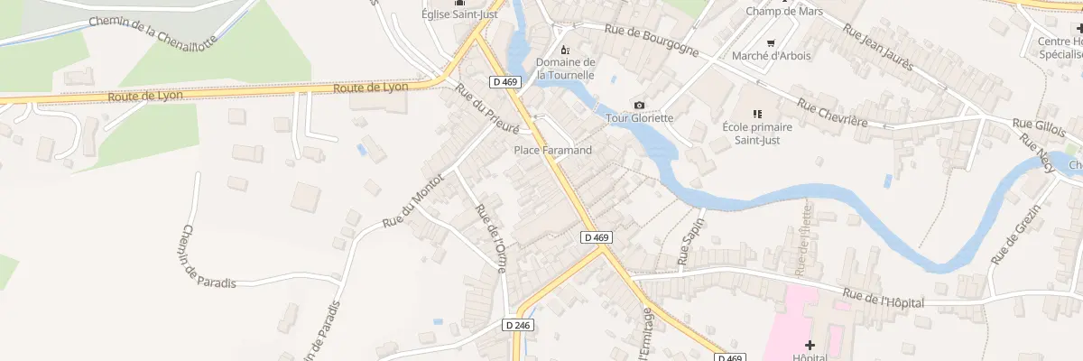 Plan du 27 Rue de Faramand à Arbois