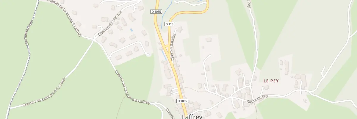 Plan du 85 Rte Napoleon à Laffrey