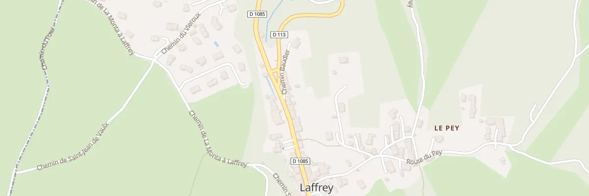 Plan du 3 Rte Napoleon à Laffrey