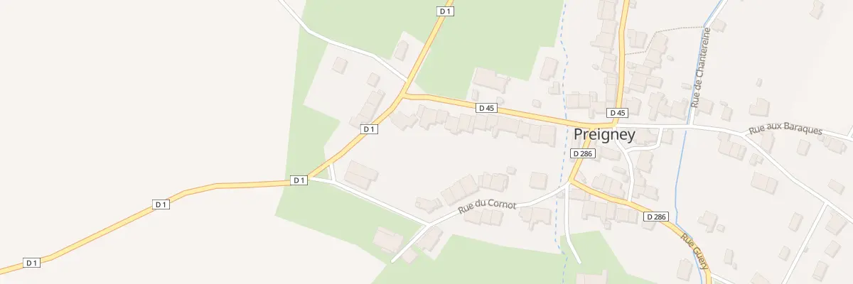 Plan du 17 Gr Grande Rue à Preigney
