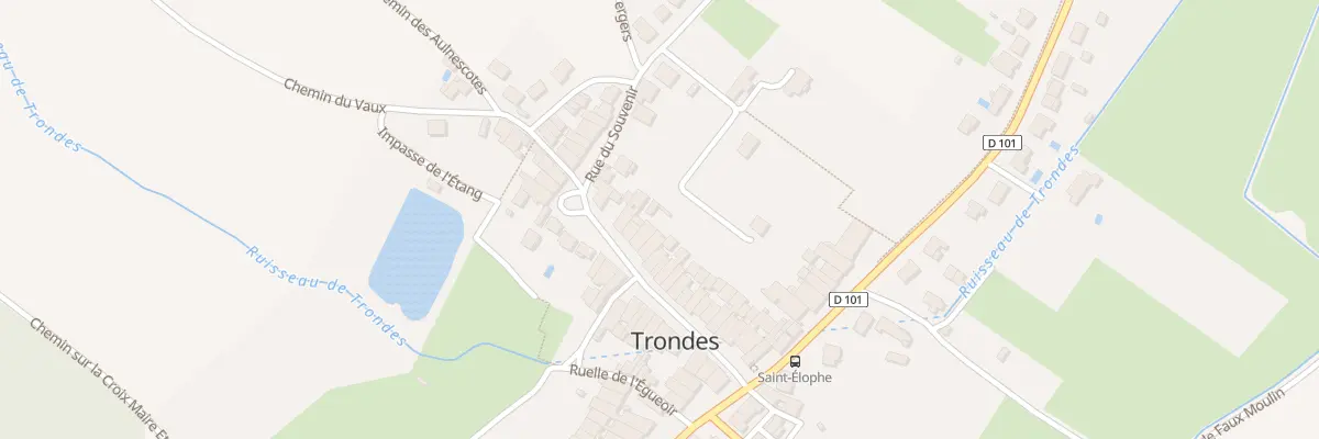 Plan du 32 Rue du Souvenir à Trondes