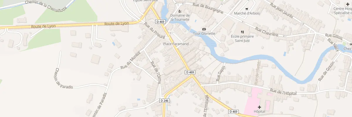 Plan du 19 Rue de Faramand à Arbois