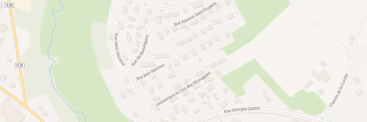 Plan du 10 Rue Jean Mermoz à Marnay