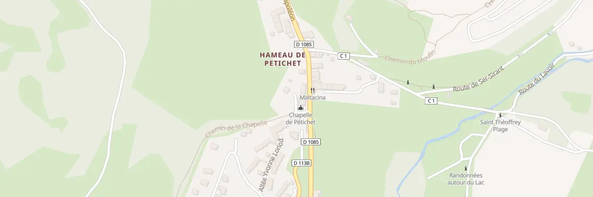 Plan du 5105 Hameau de Petitchet à Saint-Théoffrey