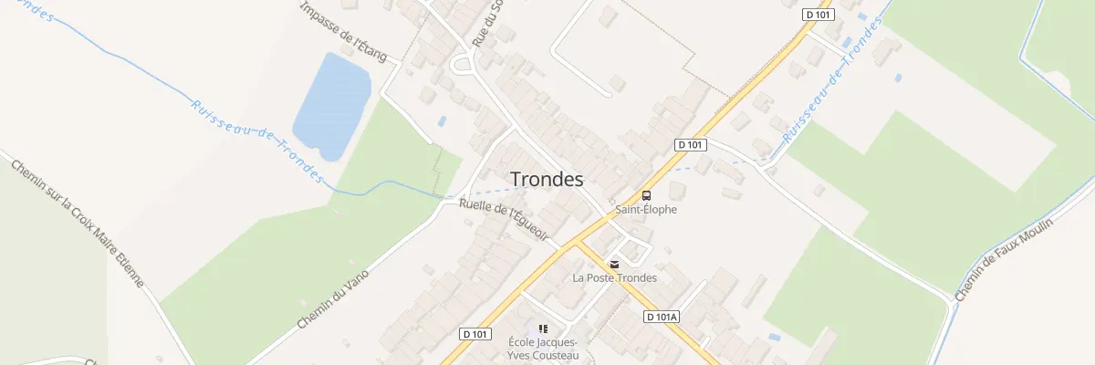Plan du 7 Rue du Souvenir à Trondes