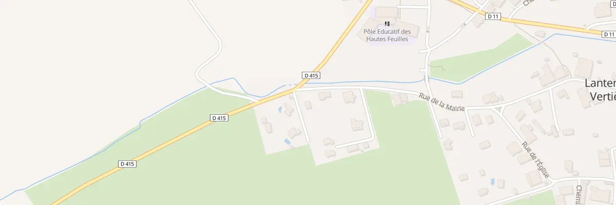 Plan du 37 Rue de la Mairie à Lantenne-Vertière
