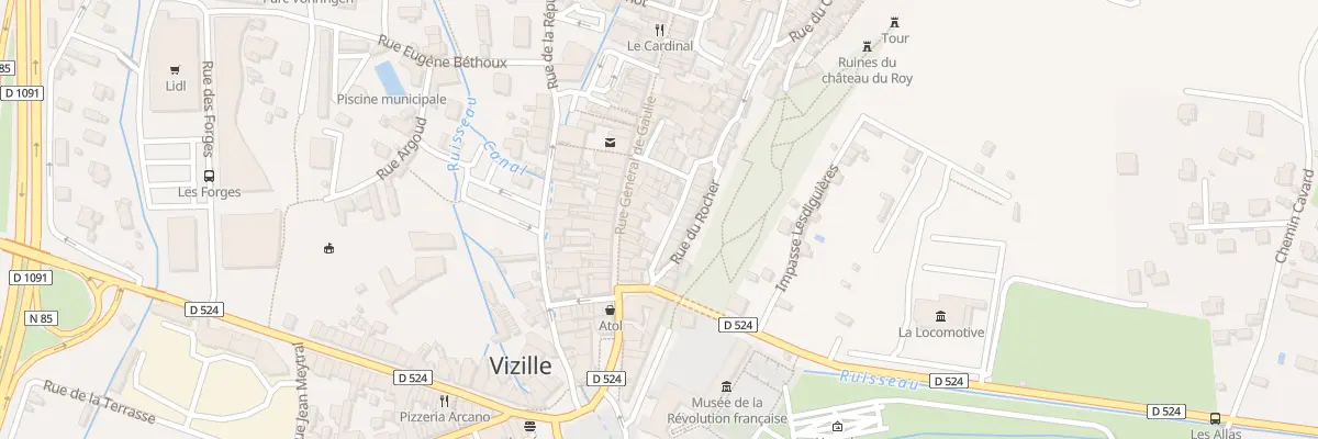 Plan du 33 Rue Malpertuis à Vizille