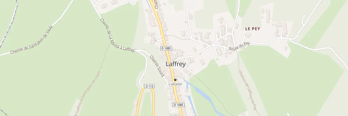 Plan du 5050 Le Village à Laffrey