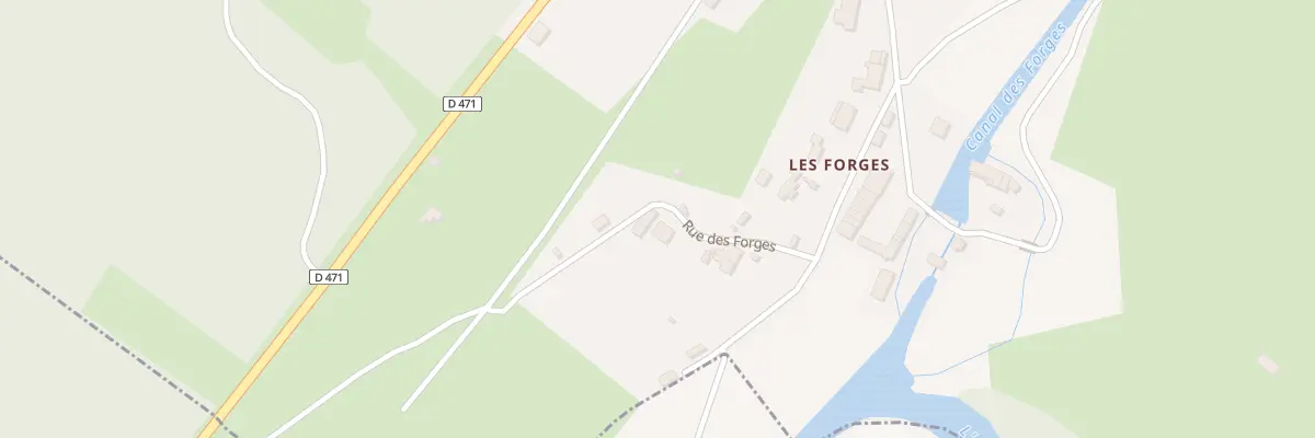 Plan du 29 Rue des Forges à Pont-du-Navoy
