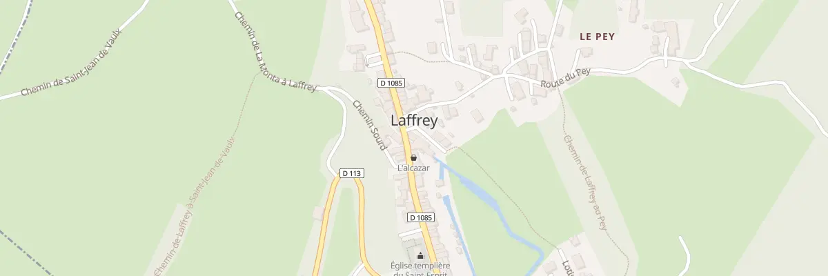 Plan du 5053 Le Village à Laffrey