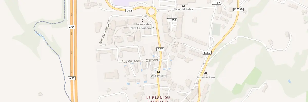 Plan du 2772 Rte des Sources au Castellet