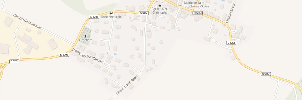 Plan du 113 Rte des Pereres à Saint-Christophe-sur-Guiers