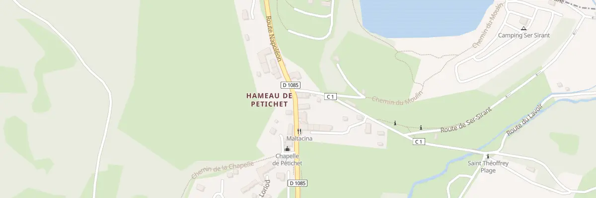 Plan du 393 Rte du 45eme Parralele à Saint-Théoffrey