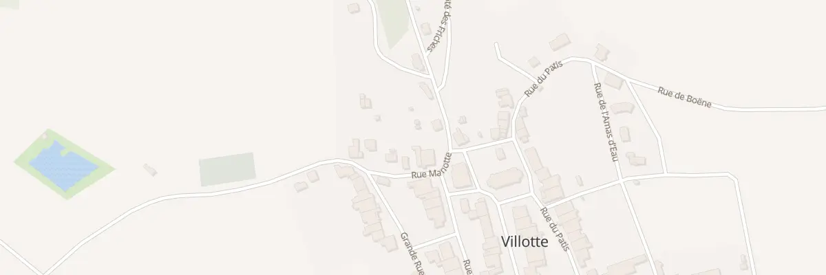 Plan du 5 Rue Manotte à Villotte