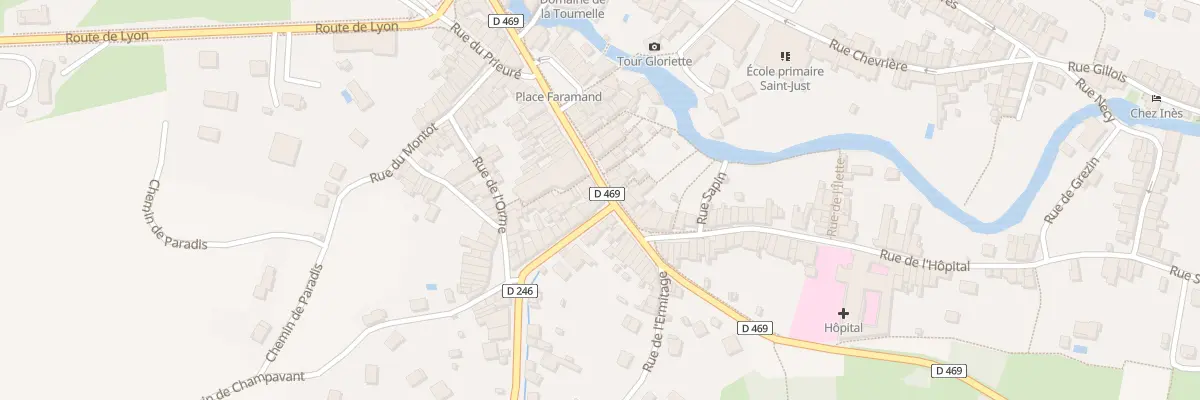 Plan du 1 Rue de Faramand à Arbois