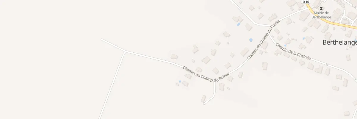 Plan du 20 Che du Champ du Poirier à Berthelange