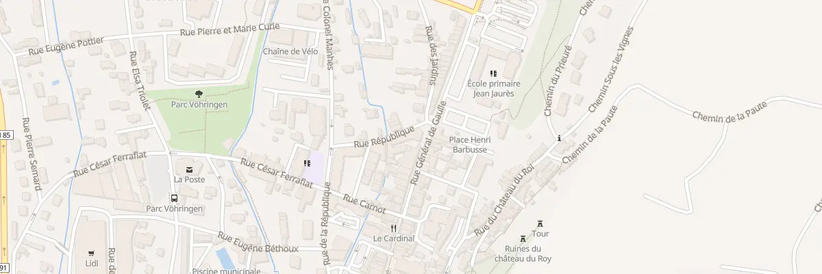 Plan du 456 Rue de la République à Vizille