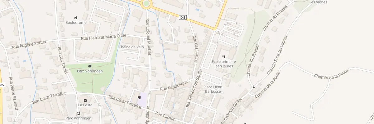 Plan du 49 Rue des Jardins à Vizille