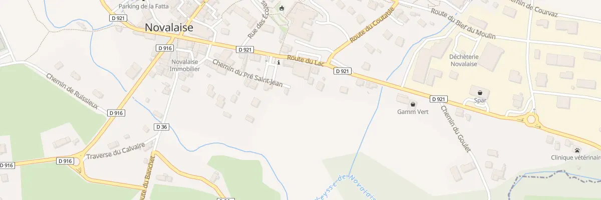 Plan du 170 Che du Pre Saint Jean à Novalaise