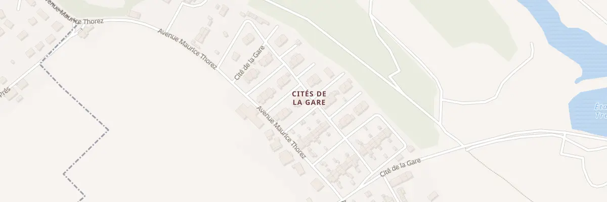 Plan du 72 Cité de la Gare à Piennes