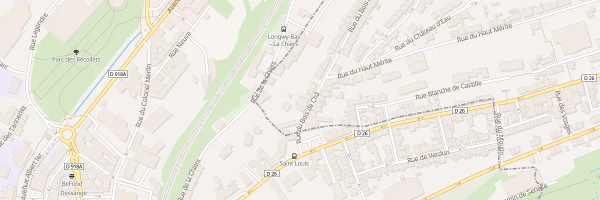 Plan du 5 Rue du Bois de Châ à Herserange