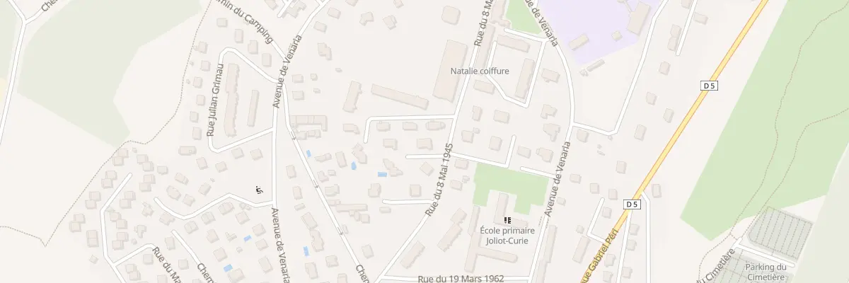 Plan du 195 Rue du Huit Mai 1945 à Vizille