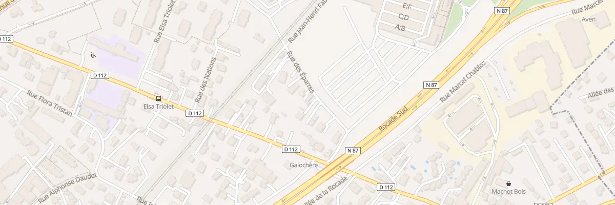 Plan du 20 Rue des Eparres à Saint-Martin-d’Hères