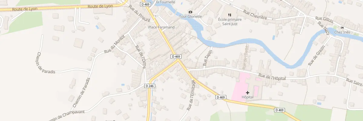 Plan du 2B Rue de Faramand à Arbois