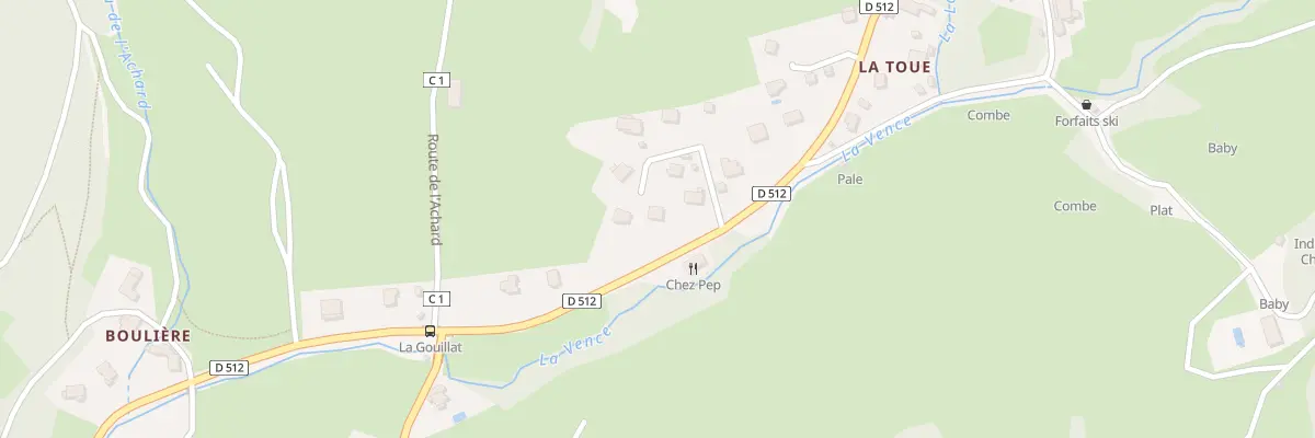 Plan du 74 Imp du Pont de Vence au Sappey-en-Chartreuse