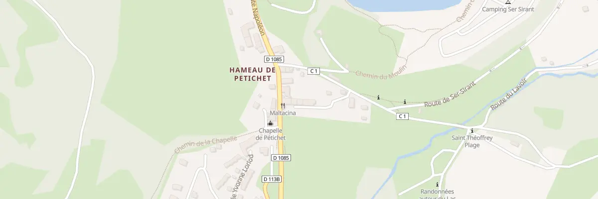 Plan du 96 Che Saint-Éloi à Saint-Théoffrey