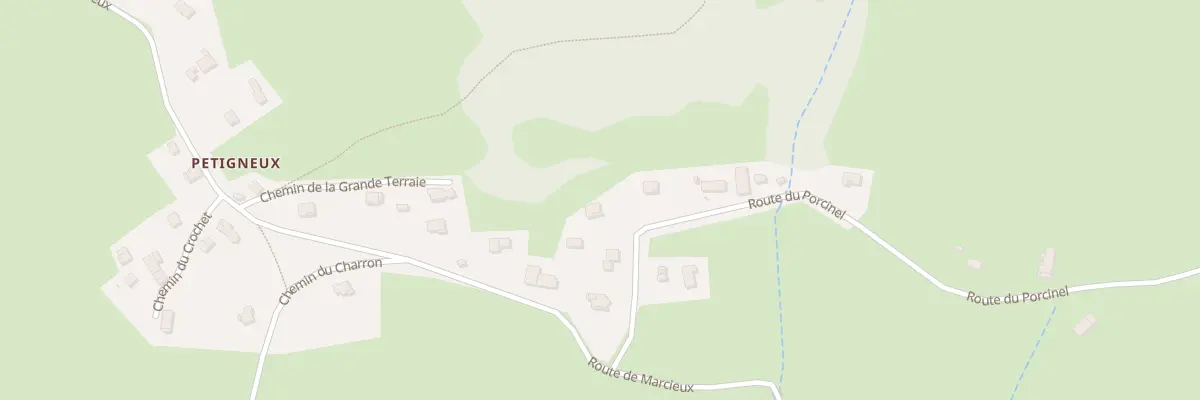 Plan du 824 Rte de Porcinel à Novalaise