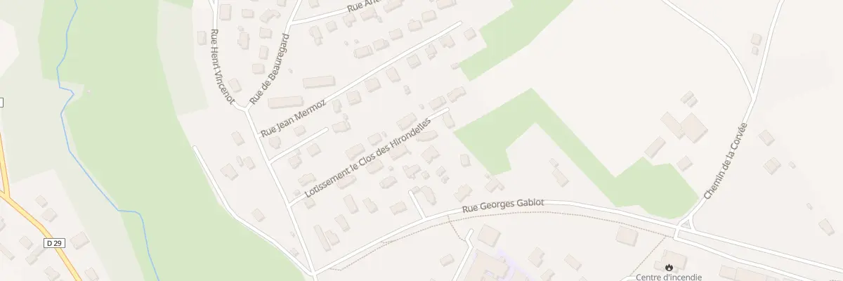 Plan du 5003F Rue de Beauregard à Marnay