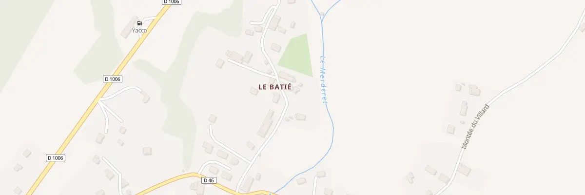 Plan du 182 Mte du Bâtie à Saint-Christophe