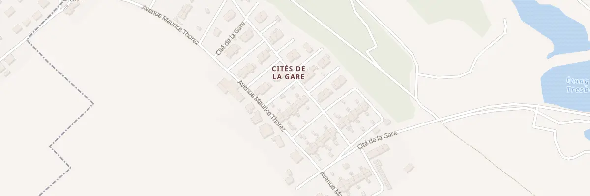 Plan du 47 Cité de la Gare à Piennes