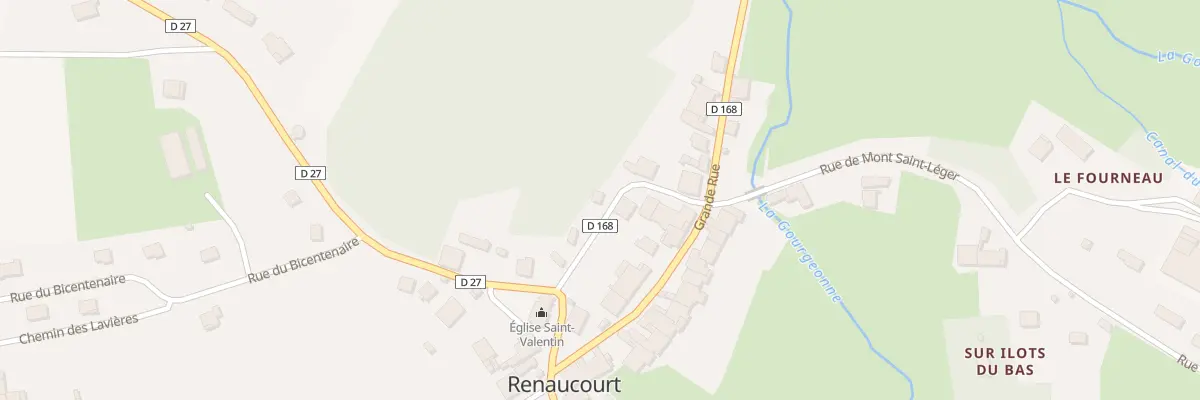 Plan du 3 Rue des Ruottes à Renaucourt