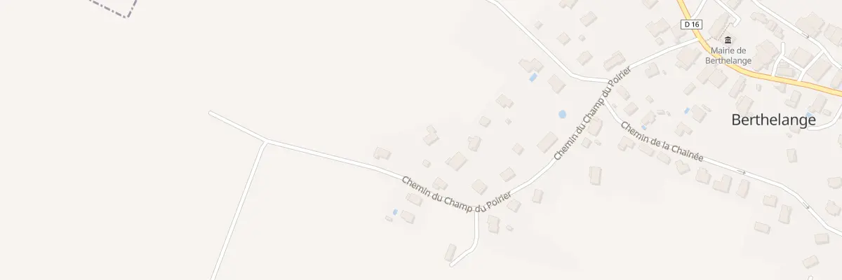 Plan du 22 Che du Champ du Poirier à Berthelange
