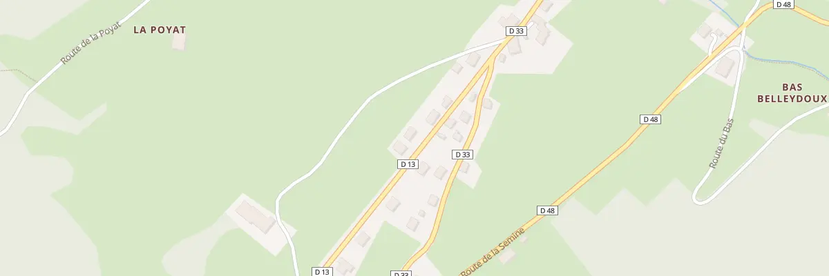 Plan du 130 Rte des Clarines à Belleydoux