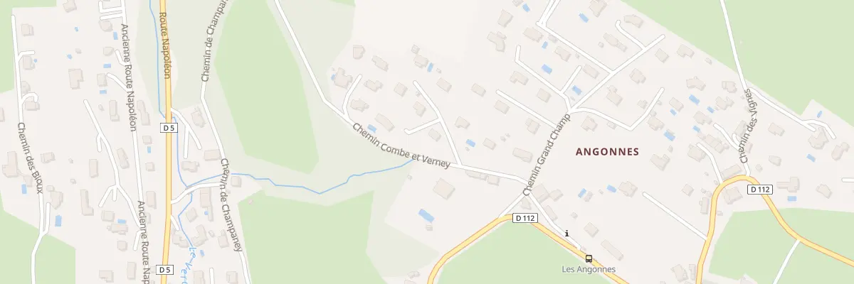 Plan du 85 Chem Combe et Verneys à Brié-et-Angonnes