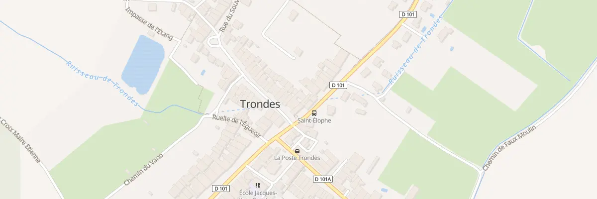 Plan du 4 Rue du Souvenir à Trondes