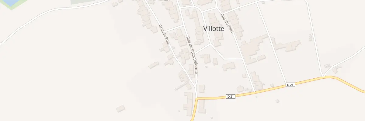 Plan du 7 Rue Grande Rue à Villotte