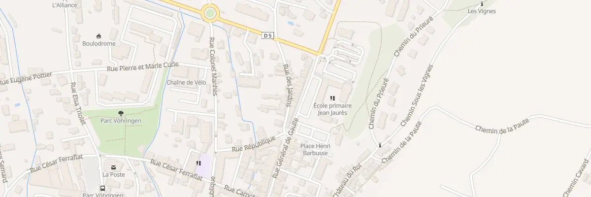 Plan du 435 Rue du Général de Gaulle à Vizille