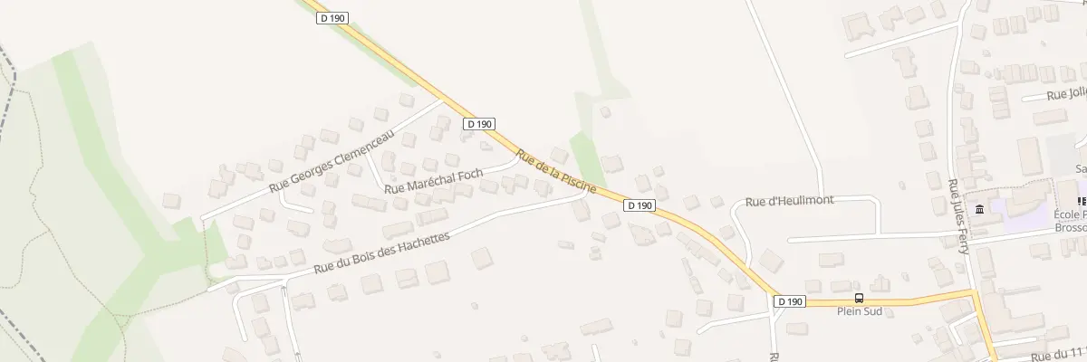 Plan du 23 Rue de la Piscine à Mexy