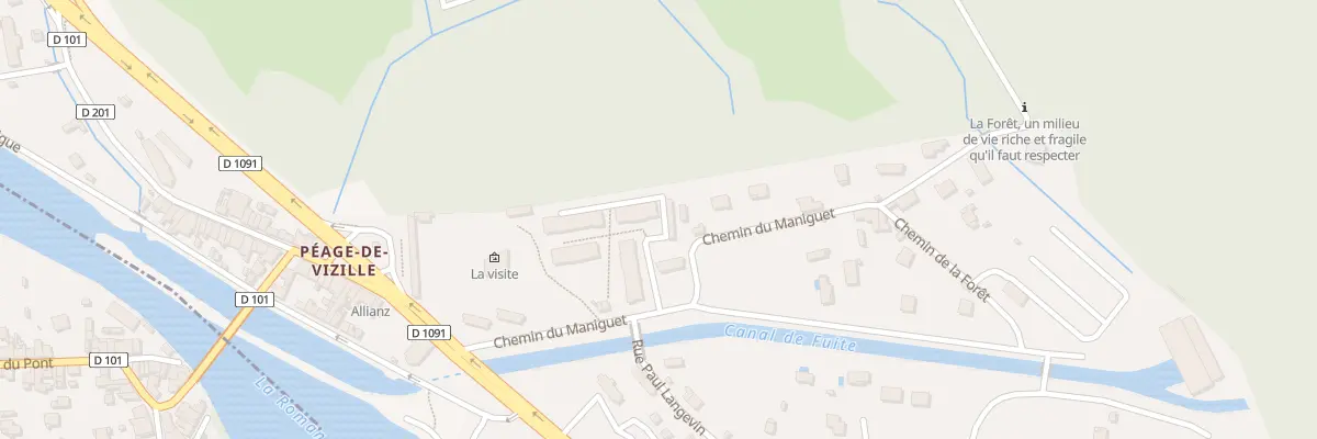 Plan du 103 Che du Maniguet à Vizille