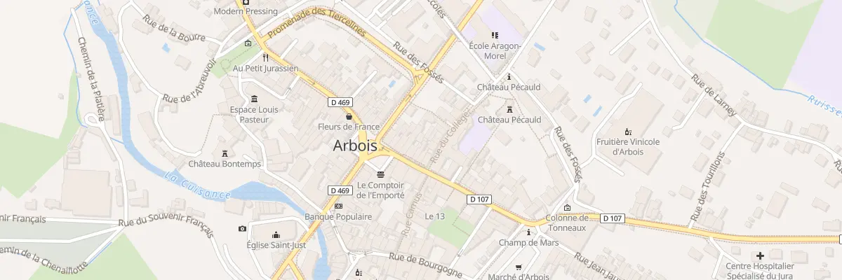 Plan du 28 Grande Rue à Arbois