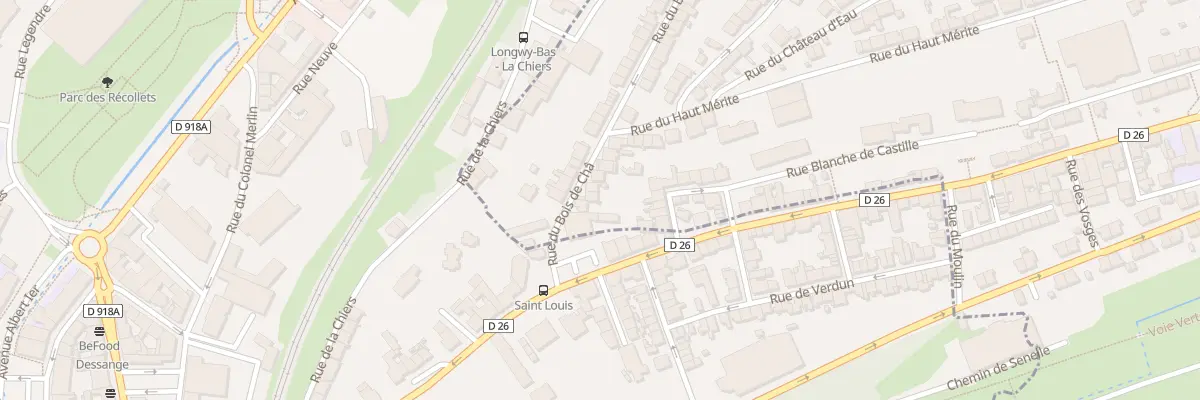 Plan du 6 Rue du Bois de Châ à Herserange