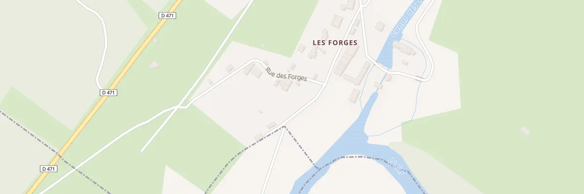 Plan du 23 Rue des Forges à Pont-du-Navoy