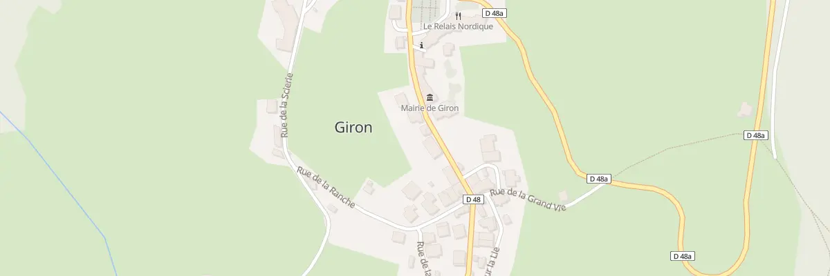 Plan du 122 Rue de Giron Devant à Giron